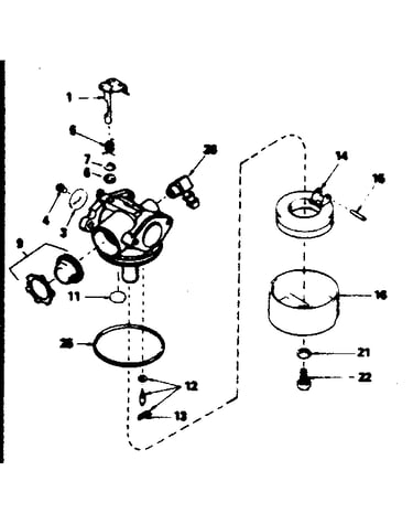 Carburetor no. 632046