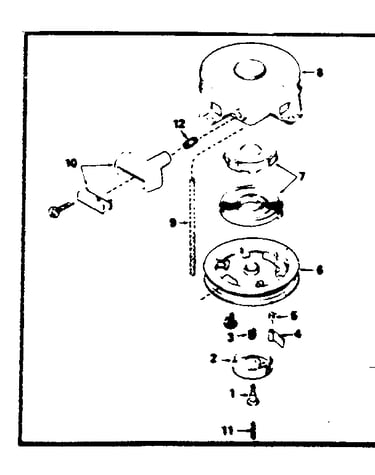 Rewind starter no. 590420a