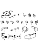 Ice maker installation parts