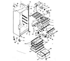 Kenmore 2538359793 cabinet parts diagram