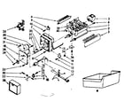 Kenmore 2538359743 ice maker parts diagram