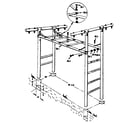 Sears 70172007-84 t frame assembly no. 301 diagram