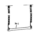 Sears 70172007-84 trapeze bar assembly diagram