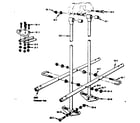 Sears 70172033-82 glideride assembly no. 101 diagram