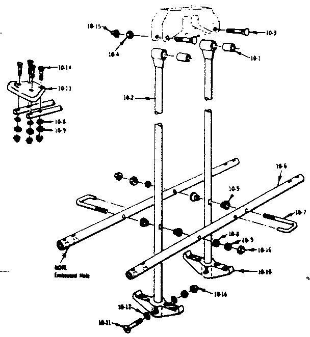 Glideride assembly no. 101