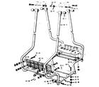 Sears 70172033-82 lawnswing assembly no. 102 (open parts bag no. 2605360) diagram