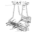 Sears 70172033-84 lawnswing assembly no. 105 (open parts bag no. 4043310) diagram