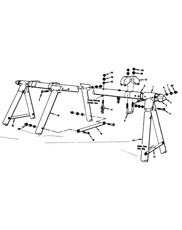 Frame assembly no. 113 (open parts bag no. 4044060)