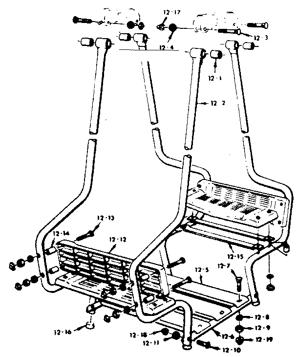 LAWNSWING ASSEMBLY NO. 105 (OPEN PARTS BAG NO. 4943310)