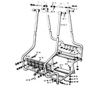Sears 701720845-84 lawnswing assembly no. 105 (open parts bag no. 4943310) diagram