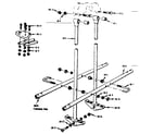 Sears 70172107-83 glideride assembly no. 183 (open parts bag no. 4942329) diagram