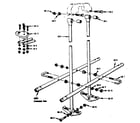 Sears 70172107-82 glideride assembly no. 101 (open parts bag no. 2605330) diagram