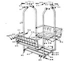 Sears 70172107-82 lawnswing assembly no. 101 (open parts bag no. 2605350) diagram