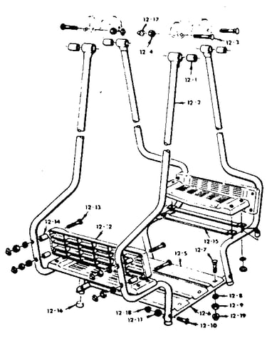 Lawnswing assembly no. 102 (open parts bag no. 2605360)