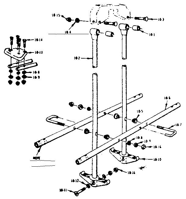 GLIDERIDE ASSEMBLY NO. 103 OPEN PARTS BAG NO. 4642329