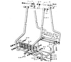 Sears 70172045-83 lawnswing assembly no. 103 open parts bag no. 4943310 diagram