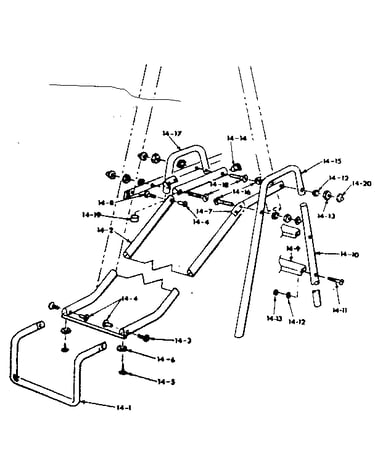 Slide assembly no. 105 open parts bag no. 4945590