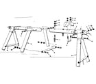Sears 70172749-78 frame assembly diagram