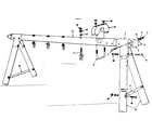 Sears 70172943-79 frame assembly no. 26 (use parts bag no. 4041730) diagram
