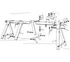 Sears 70172951-79 frame assembly no. 63-a (use parts bag no. 4944110) diagram