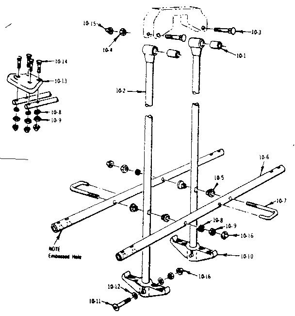 Glide ride assembly no. 10-a (use parts bag 4942320)