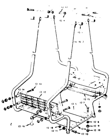 Lawn swing assembly
