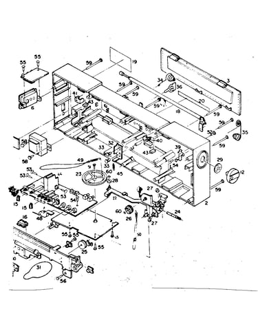 Rear control assembly