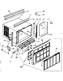 Cabinet and front panel parts