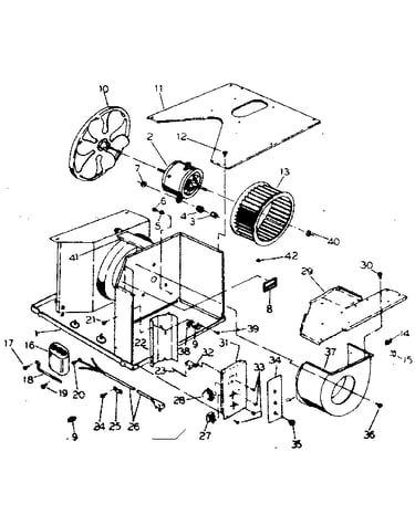 Electrical system and air handling parts