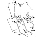 Craftsman 536882401 handle assembly diagram