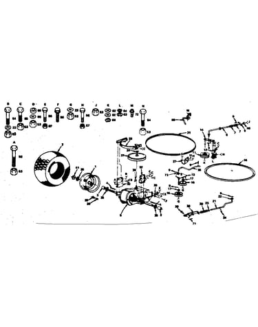 Transmission and rear wheel