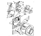 Kenmore 11087566710 bulkhead parts diagram