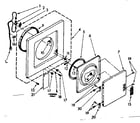 Kenmore 11088495820 dryer front panel and door parts diagram