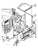 Dryer cabinet and motor parts