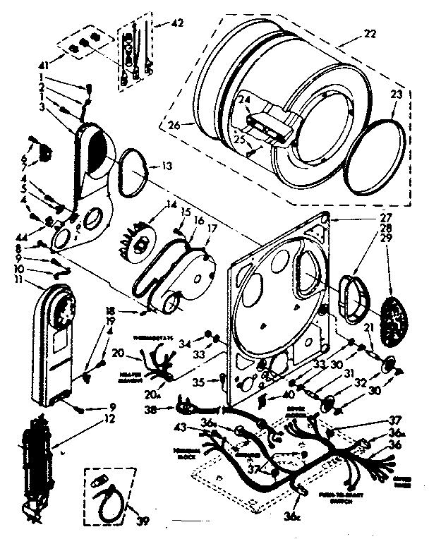 Dryer bulkhead parts