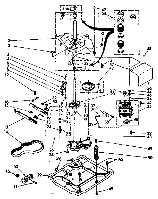 Washer drive parts