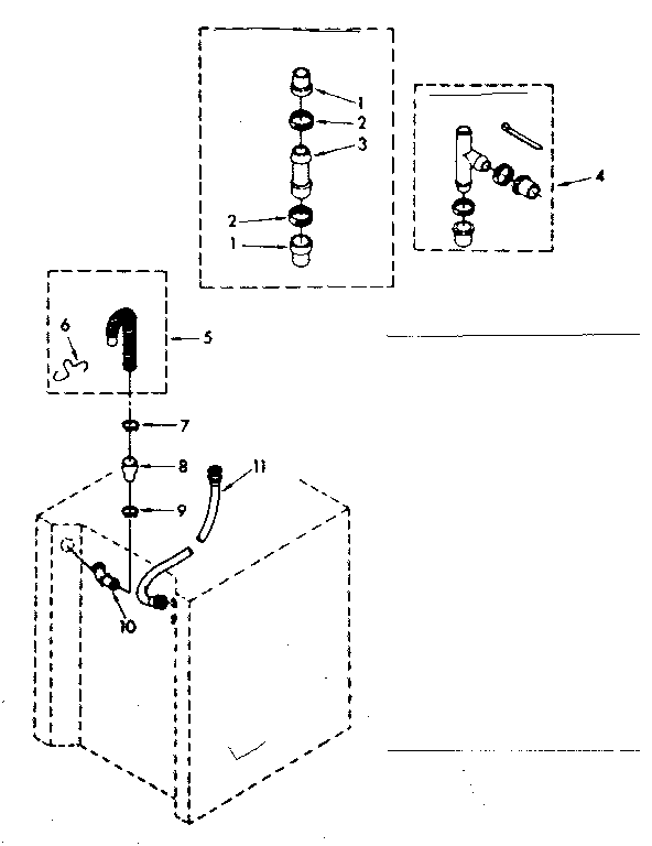 Washer water system parts
