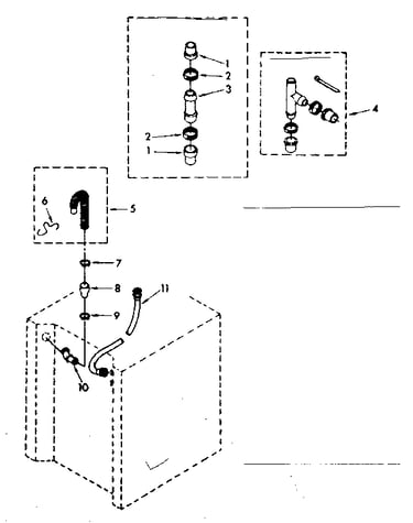 Washer water system parts