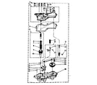 Kenmore 11088495120 washer gearcase parts diagram