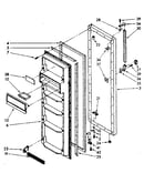 Refrigerator door parts