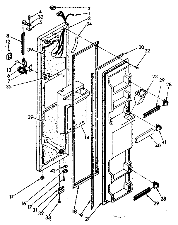 FREEZER DOOR PARTS