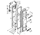 Kenmore 1068562710 freezer door parts diagram