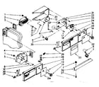 Kenmore 1068562760 air flow and control parts diagram