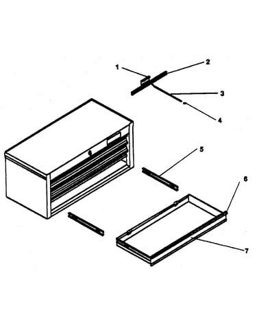 4-drawer intermediate chest
