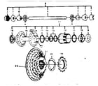Sears 502474380 rear hub diagram