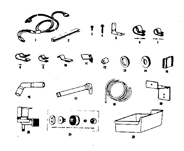 ICE MAKER INSTALLATION PARTS