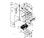 Kenmore 2538351790 cabinet parts diagram