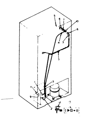 Icemaker installation parts