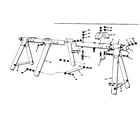 Sears 70172907-83 a frame assembly diagram