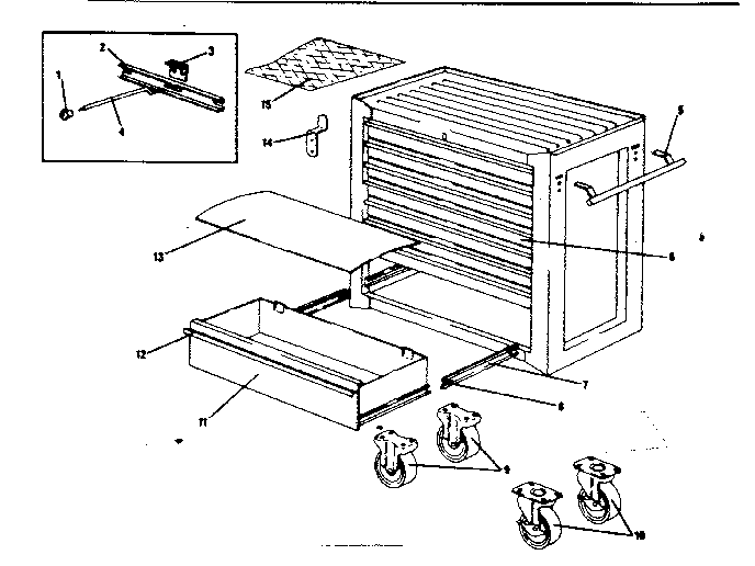 Craftsman 706650310 tool cabinet Parts | Diagrams | Sears PartsDirect